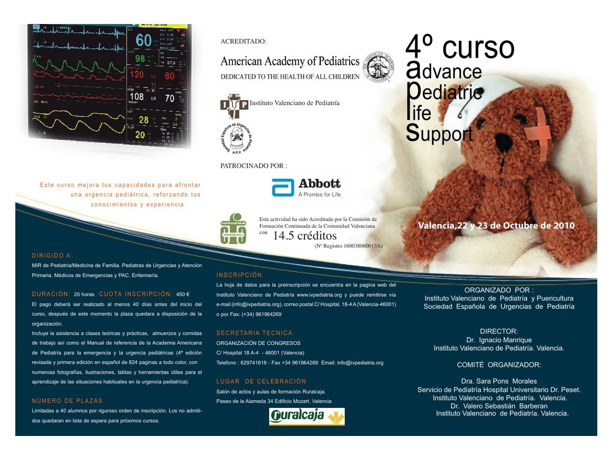IV Curso APLS Valencia, octubre de 2010