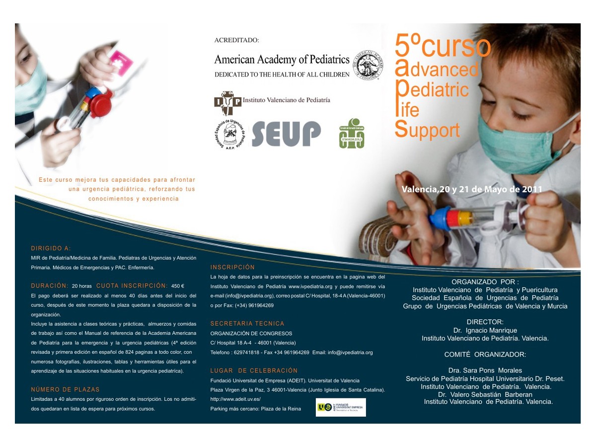 V Curso APLS Valencia, mayo de 2011