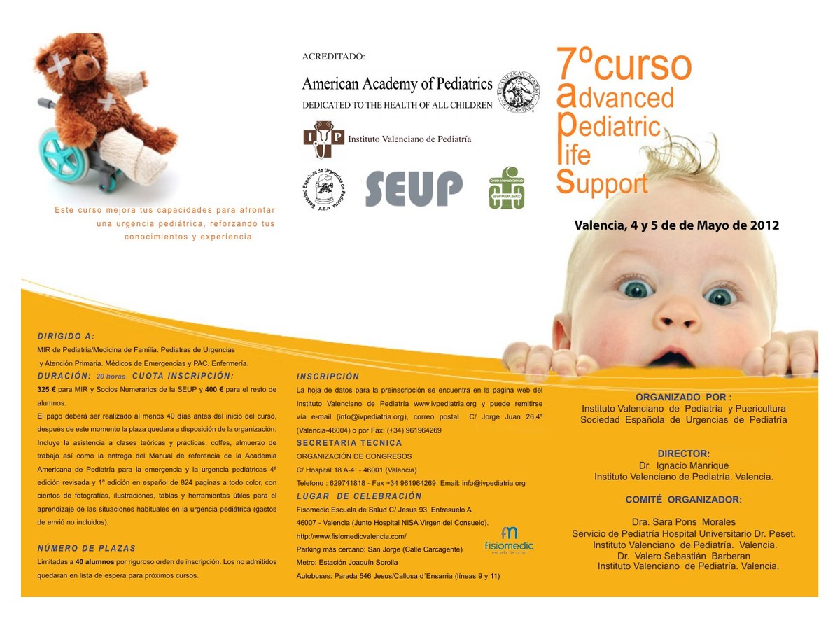 VII Curso APLS Valencia, mayo de 2012