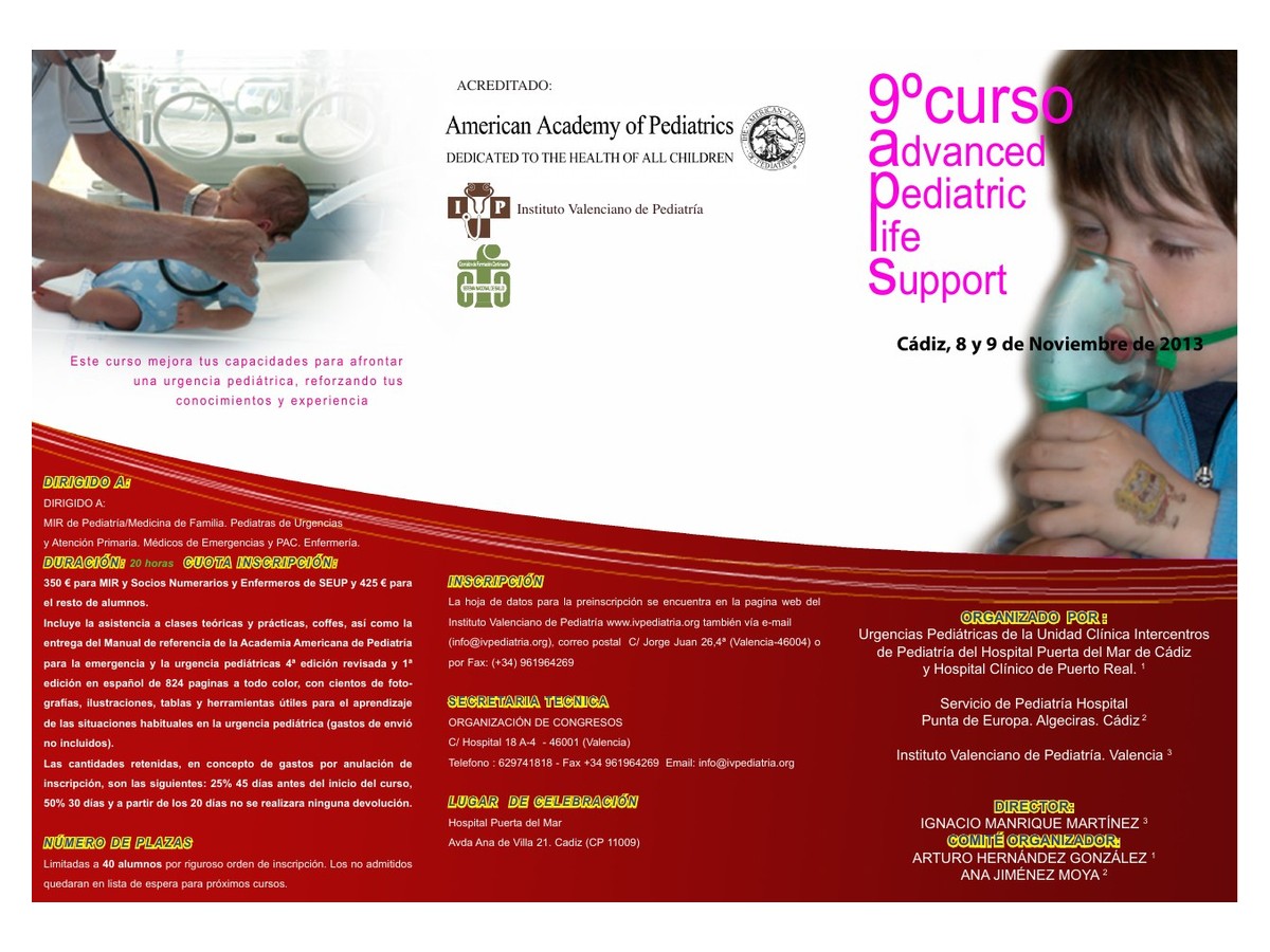IX Curso APLS Cádiz, noviembre de 2013